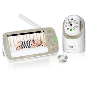 White and Tan Digital Baby Monitor